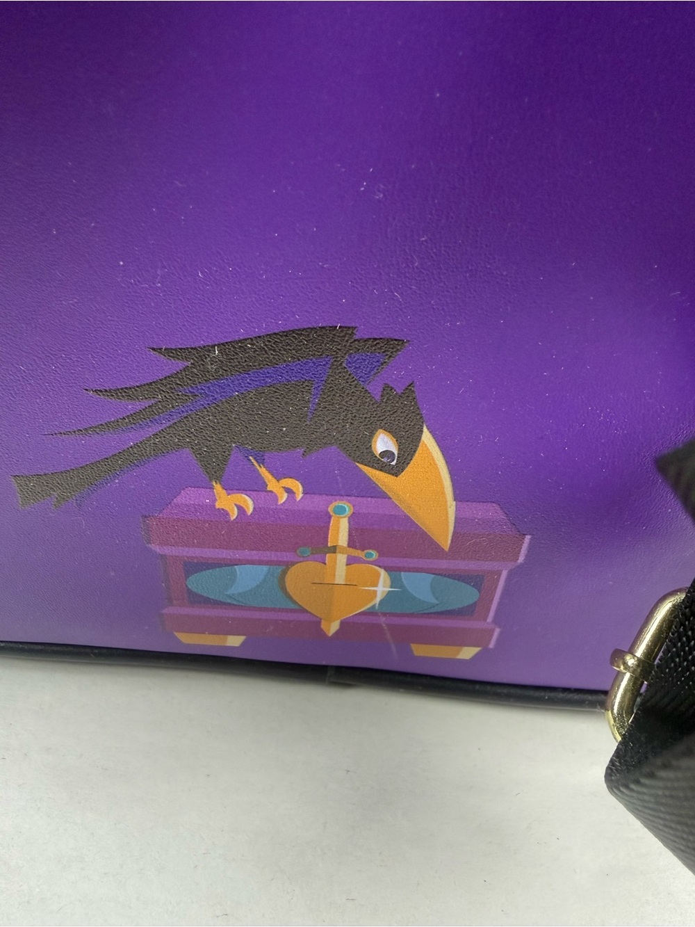 Loungefly Evil Queen Sequin Mini Backpack, Wallet, and Charm - Exclusive HTF - Picture 7 of 8